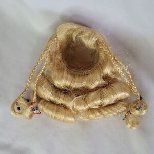 Effanbee Sammy Doll Wig Blonde Hair For 8-9" Doll Like New Vtg
